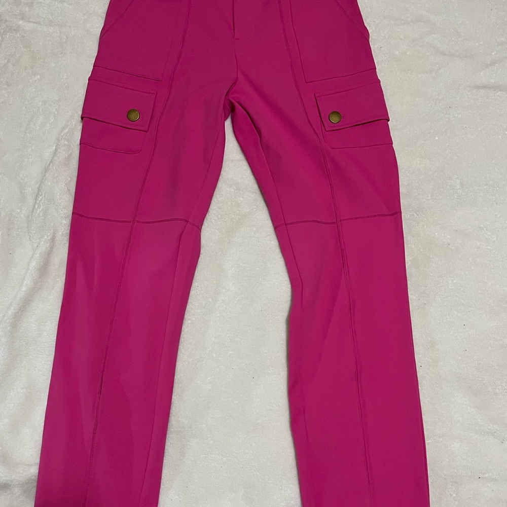 Vibrant Pink Cargo Pants